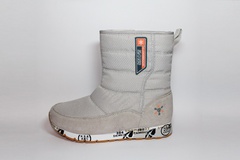 Дутики Baas Boots Snow Light Grey (натур. мех)