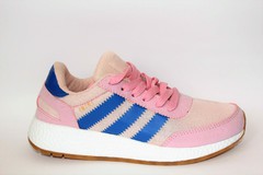 Adidas Iniki Runner Haze Coral/Blue/Gum