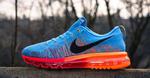 Nike Flyknit Air Max blue/orange