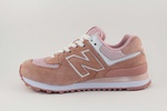 New Balance 574 Peach/White