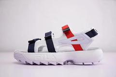 Fila Disruptor Sandals White/Red/Navy