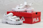 Fila Disruptor Sandals All White