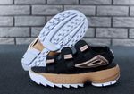 Fila Disruptor Sandals Black/Gold