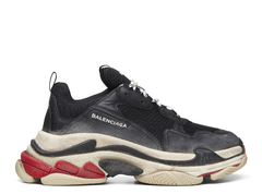 Balenciaga Triple S Black/White/Red 