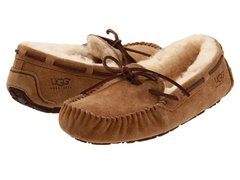 Мокасины UGG Dakota brown (натур. мех)