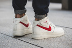 Nike Air Force Mid White/Red