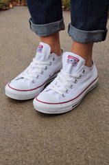 Converse All Star Low White/Red