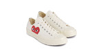 Converse x Comme Des Garçons Play White