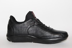 Ecco Intrinsic 3 Black Leather/Red