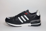 Adidas ZX 750 Dark Blue Leather (натур. мех)