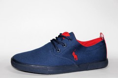 Polo Ralph Lauren Canvas Sneaker Navy/Red