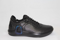 Ecco Intrinsic 3 Black Leather/Blue