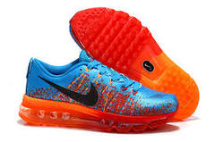 Nike Flyknit Air Max blue/orange