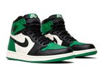 Nike Air Jordan 1 mid Green/Black/White (с мехом)