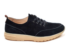 Loro Piana Freetime Walk Black (замшевые)