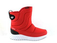 Дутики Adidas Primaloft Red/White/Black (с мехом)