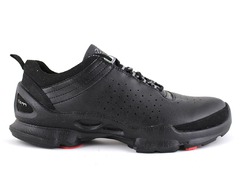 Ecco Biom C Thermo Black Leather/Red