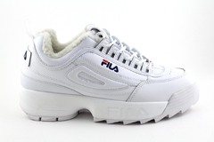 Fila Disruptor 2 White (с мехом)