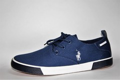 Polo Ralph Lauren Canvas Sneaker Navy/White