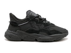 Adidas Ozweego Low Black (с мехом)