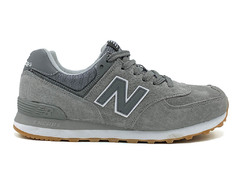 New Balance 574 '22 Grey Suede (с мехом)