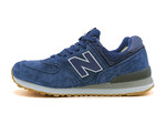 New Balance 574 '22 Blue Suede (с мехом)