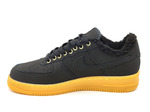 Nike Air Force 1 Low Black/Gum (с мехом)