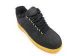 Nike Air Force 1 Low Black/Gum (с мехом)