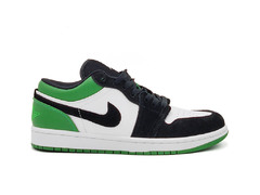 Air Jordan 1 Retro Low White/Black/Green