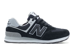 New Balance 574 Black/Grey/White