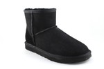 UGG Classic Mini Black (с мехом) 