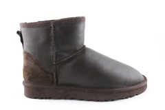 UGG Classic Mini Brown Leather