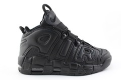 Nike Air More Uptempo Black Leather 