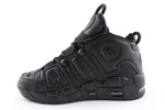 Nike Air More Uptempo Black Leather 