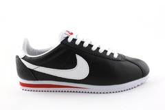 Nike Cortez Black/White/Red Leather