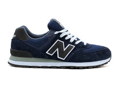 New Balance 574 Navy/Black/White