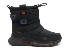 Дутики Adidas Terrex '22 Climawarm Black/Red (с мехом)