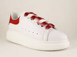 Alexander McQueen Sneaker White/Red/Ombre Laces