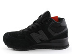 New Balance 574 Mid All Black (с мехом)