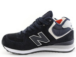 New Balance 574 Mid Navy (с мехом)