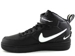 Nike Air Force 1 mid '07 lv8 Black/White (c мехом)