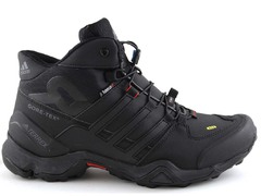 Adidas Terrex 456 Mid Black (натур. мех)