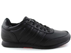 Adidas Originals All Black Leather (натур. мех)