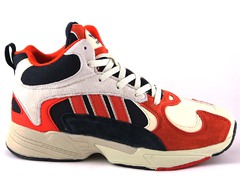 Adidas Yung 1 Red/Navy (с мехом)