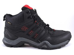 Adidas Terrex SwiftR Mid Black/Grey/Red (натур. мех)