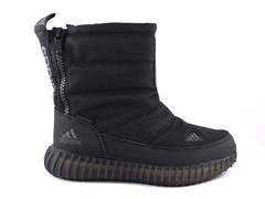 Дутики Adidas Yeezy Boost All Black (с мехом)