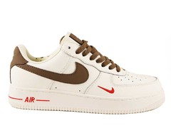 Nike Air Force 1 '07 White/Brown/Red