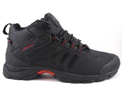 Adidas Climaproof Mid С Black/Red (натур. мех)