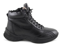 Ecco Leather Black M20 (натур. мех)