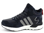 Adidas Nite Jogger Mid Blue/Grey (с мехом)